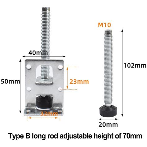 Heavy Duty Furniture Levelers Leveling Feet Adjustable Leveler Legs