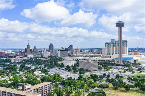 Skyline of San Antonio Aerial