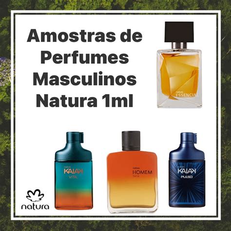 Kit Amostras De Perfumes Masculinos Natura Ml Cada Shopee Brasil