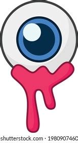 Zombie Eye Cartoon Vector Art Illustration Stock Vector (Royalty Free) 1980907460 | Shutterstock