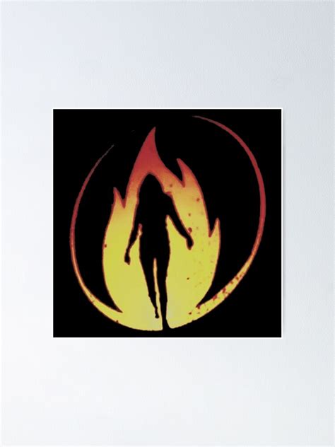 Fire Walk Logo Poster By Shagil Redbubble