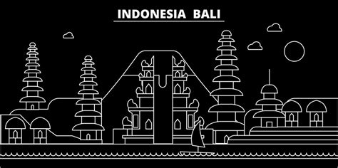 Indonesia Medan City Skyline Architecture Vector Image