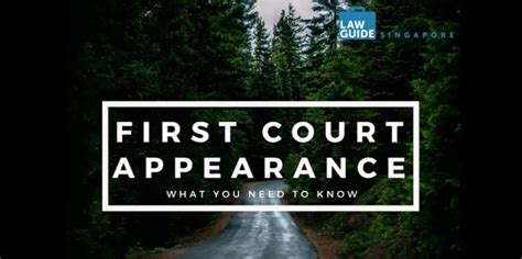 Criminal Cases: Your First Appearance In Court - Singapore Criminal ...