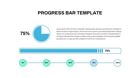 Progress Bar Chart Powerpoint Template Slidebazaar