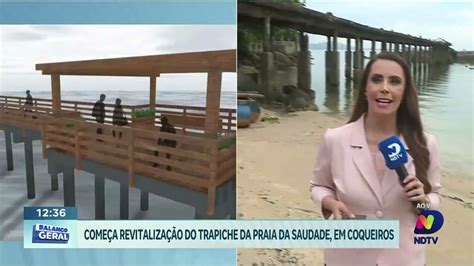 Obras Iniciam No Trapiche Da Praia Da Saudade Em Coqueiros