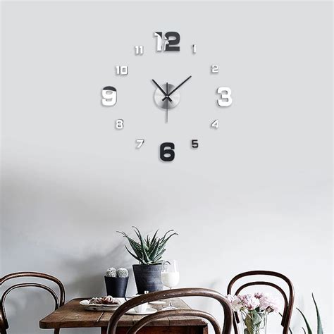 Diy D Wall Clocks Wall Stickers New Modern Design Clock Meeting