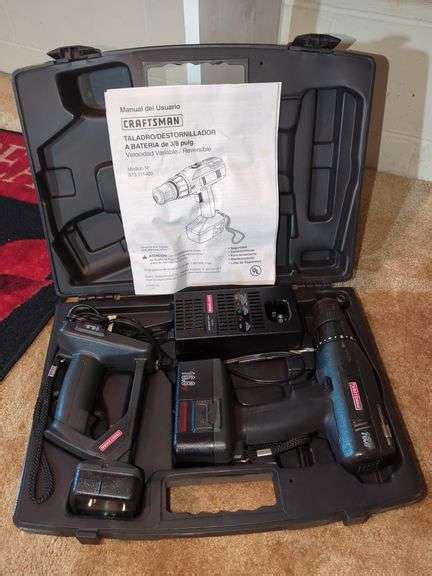 Craftsman 168 V Cordless Drill And Flashlight Kit With Battery And Charger Isabell Auction