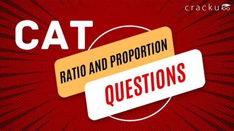 CAT Ratio And Proportion Questions PDF Most Important Cracku