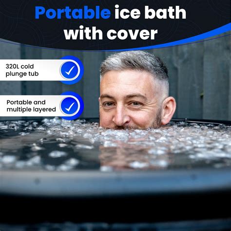 The Cold Pod Ice Bath Tub For Athletes Xl Cold Plunge Tub Outdoor Wit