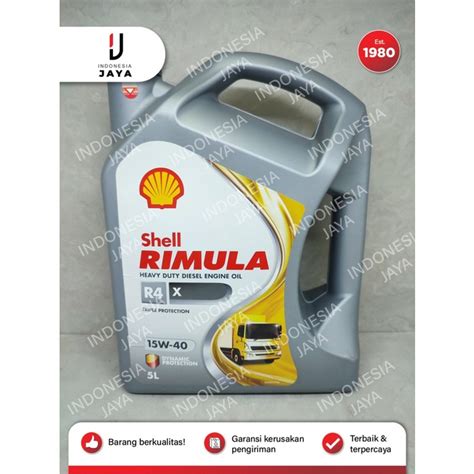 Jual Oli Shell Rimula R X Sae W Original Shopee Indonesia