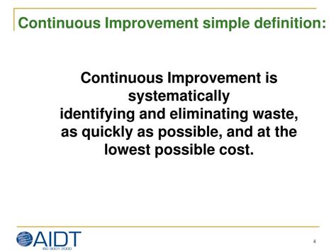 Ppt Continuous Improvement Overview Powerpoint Presentation Free