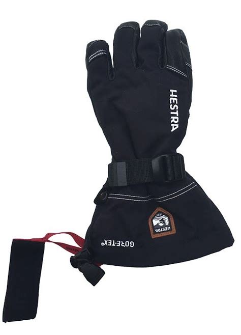 Hestra Army Leather Gtx Glove Noir Ski Gloves Snowleader