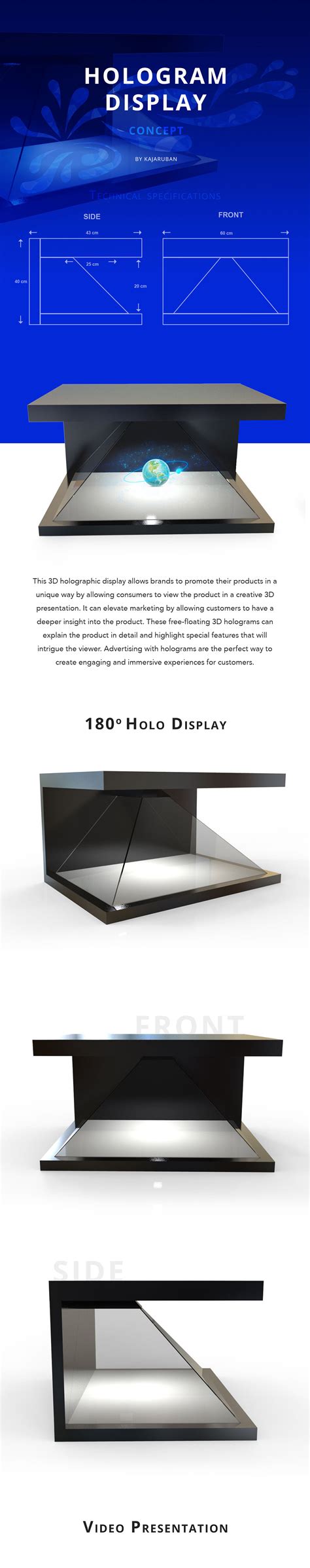 Hologram Display | Behance