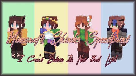 Remaking Friends Mc Skins 1 Speedpaint Youtube