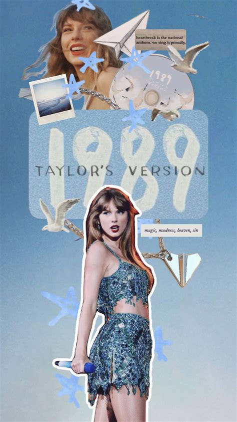 Download Taylor1989 Taylors Version Collage Wallpaper