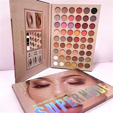 Paleta De Sombras Super Nude 54 Tonos Claritas Makeup
