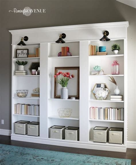 Creative Hacks For Ikea Built In Cabinets And Ikea Bookshelves Ikea Bookshelves Ikea Bookcase