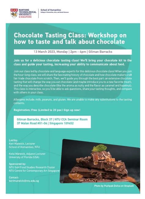 Chocolate Tasting Class: Workshop on how to taste and talk about ...