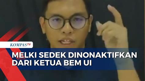 Diduga Lakukan Pelecehan Seksual Melki Sedek Dinonaktifkan Dari Ketua