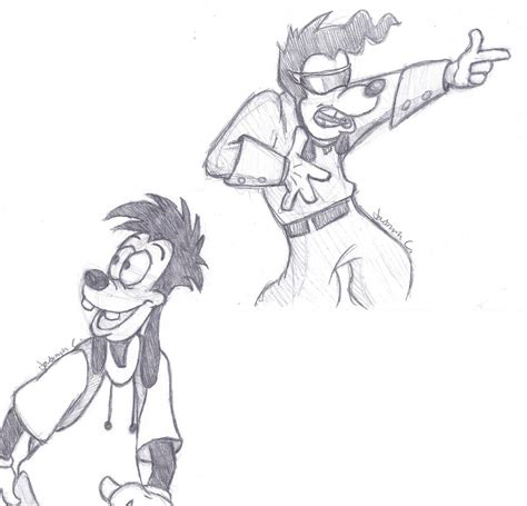 Max Sketches A Goofy Movie By Jasminsc On Deviantart