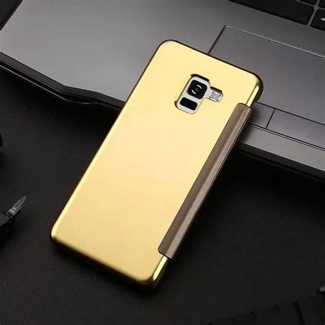 Jual CASING SAMSUNG GALAXY A8 PLUS 2018 A530 MIRROR FLIP CASE AUTOLOCK