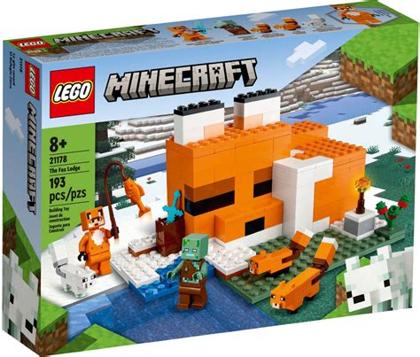 LEGO Minecraft 21178 Лисья хижина | playzone.com.ua