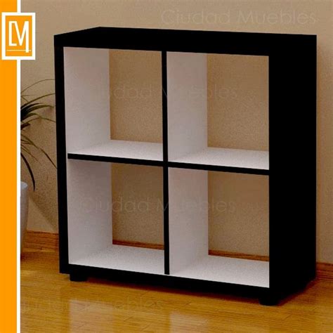 Modular Cubo De Diseño Moderno Modulo De 4 Estantes 36mm Esp 1 200