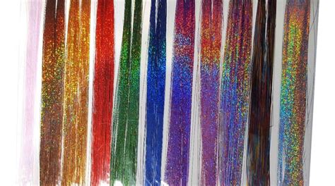 Extension Cabello Glitter Hair Tinsel Sparkle Pelo De Angel Mercadolibre