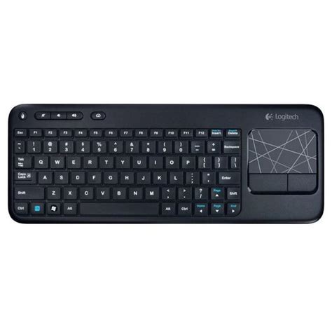 Teclado Logitech K Plus Sem Fio Touch Preto Teclado Magazine Luiza