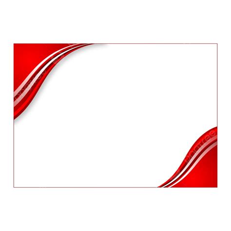 Elegant Modern Blank Red Graduation Certificate Border Frame Vector