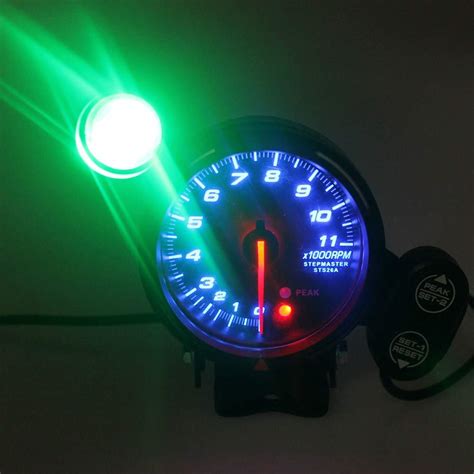 V Tachometer Gauge Kit Akozon Inch Rpm Electronical Rpm