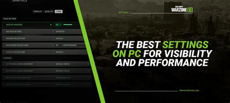 Warzone 2 The Best Settings On Pc For Visibility And Performance