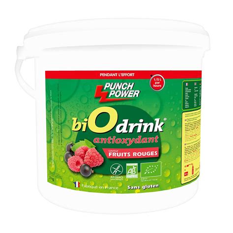 PUNCH POWER Punch Power BIODRINK ANTIOXYDANT Seau 3kg Fruits Rouges