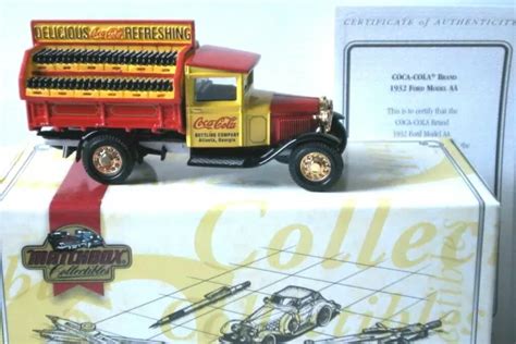 Coca Cola Matchbox Camion Metal Brand Ford Model Aa Ech Eur