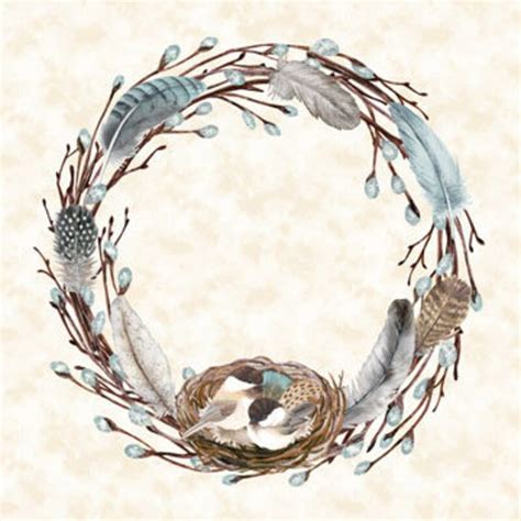 Pussy Willow Wreath Etsy