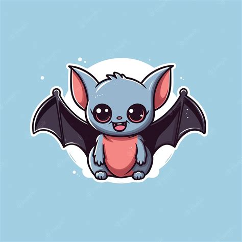 Premium Vector Cute Kawaii Anime Bat