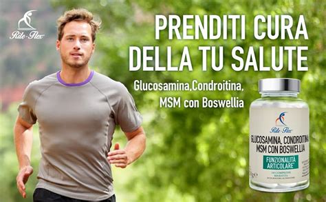 Rite Flex Integratore Di Glucosamina E Condroitina Con Boswellia