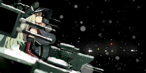 Bismarck Hd Wallpaper Kancolle Anime Art By Wamwam Pixiv