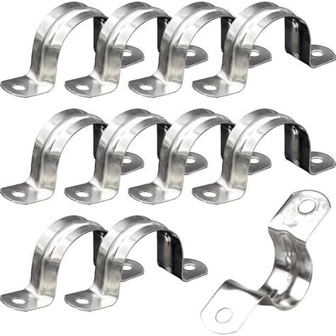 Lot De 10 Colliers De Serrage En U En Acier Inoxydable 304 40 Mm