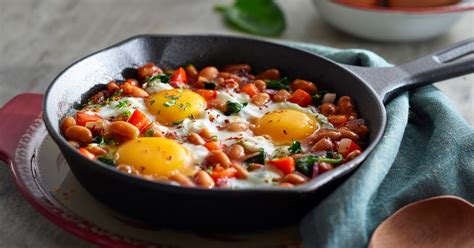 Recipe One Pan Baked Beans With Eggs ~ Cikgu Norazimah