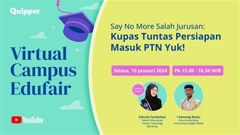 Say No More Untuk Salah Jurusan Kupas Tuntas Persiapan Masuk Ptn Yuk