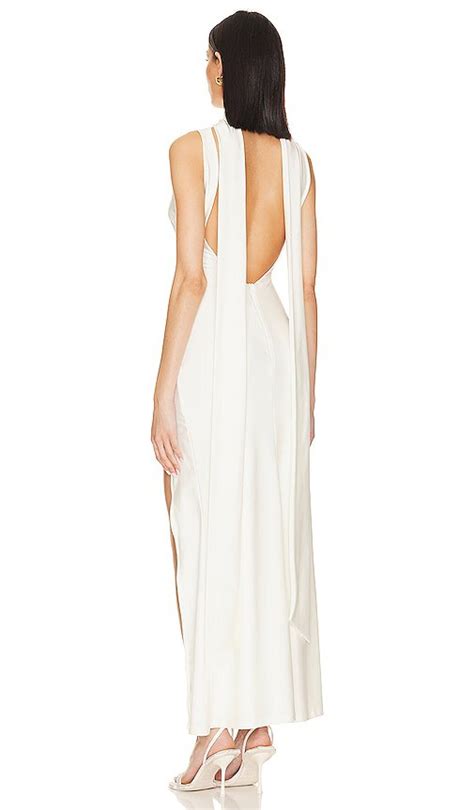 Khanums X Tri Cut Out Gown Ivory Editorialist