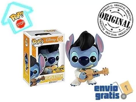 Figura de acción Funko Lilo Stitch Stitch Elvis Stitch Hot Topic Exclusive de Funko Pop