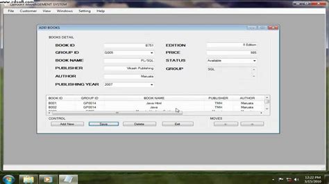 Library Management System With Vbnet Youtube