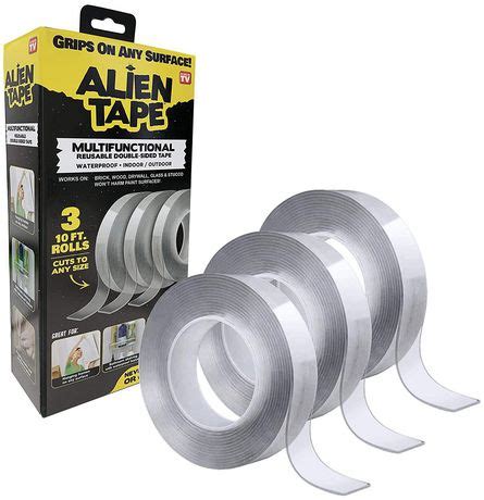 Alien Tape Nano Double Sided Tape Multipurpose Removable Adhesive