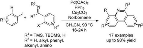 钯催化的多米诺直接芳基化 N 芳基化：方便地合成菲啶angewandte Chemie International Edition X Mol