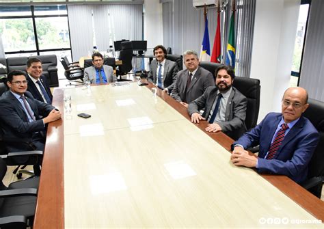 VISITA INSTITUCIONAL Presidente Do TJRR Recebe Conselheiro Do CNJ E