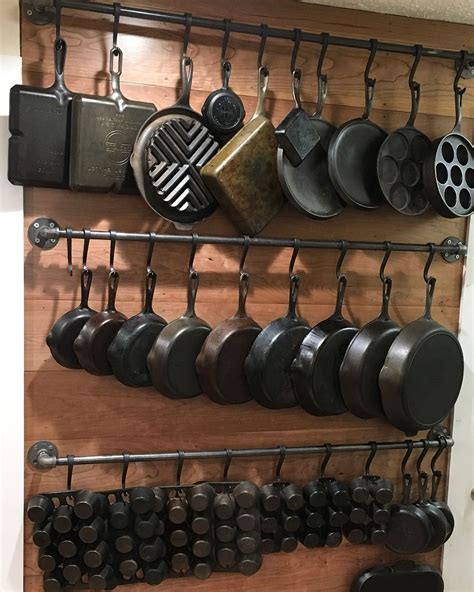 20 Cast Iron Pot Rack Homyhomee