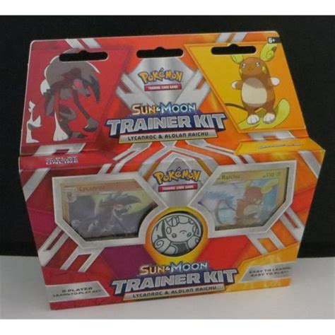 Pokemon Sun And Moon Trainer Kit Lycanroc And Alolan Raichu