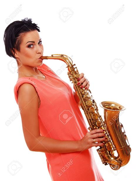 Saxophone Player Woman